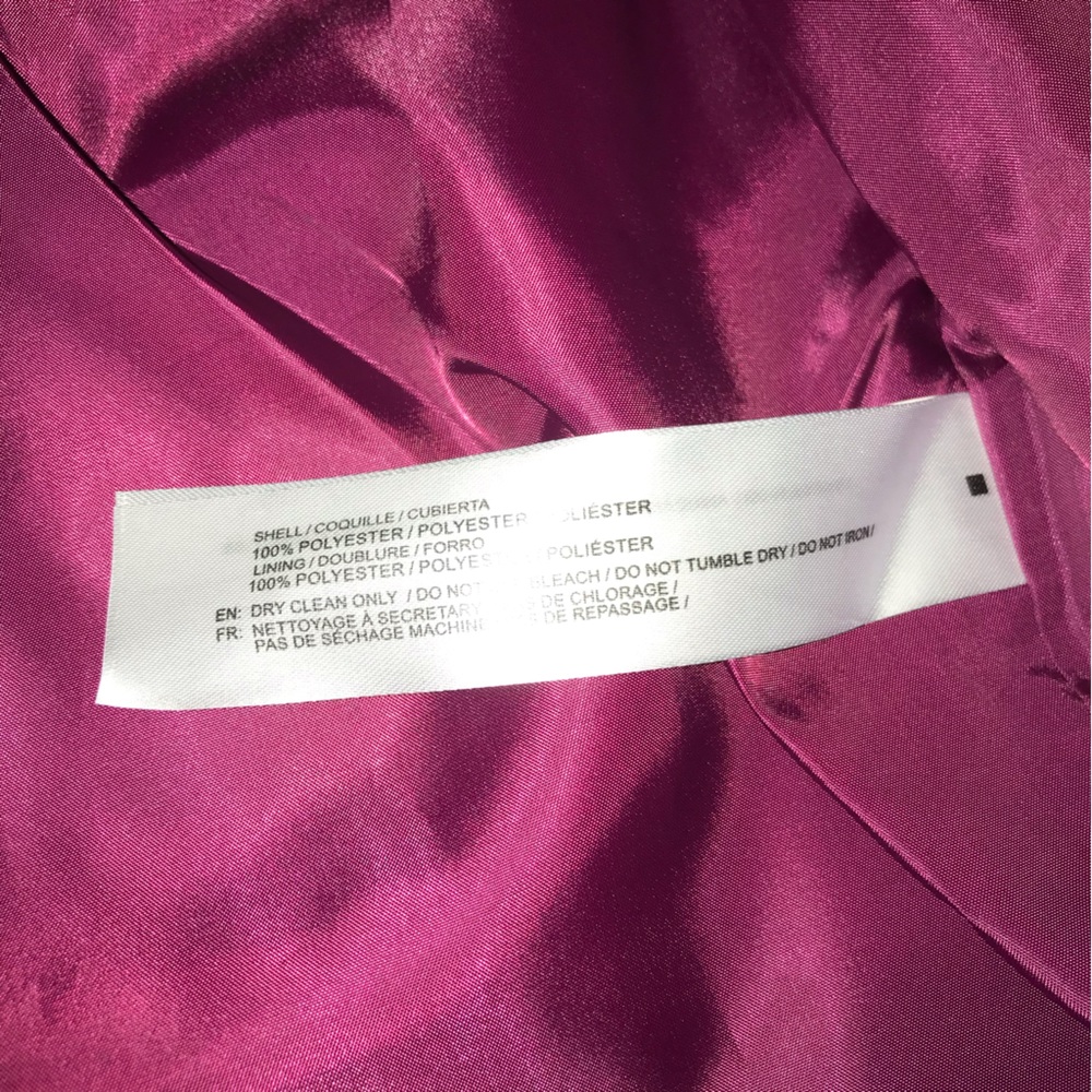 Band Of The Free Plush Faux Fur Coat Jacket In Eggplant NWT - Picture 4 of 8